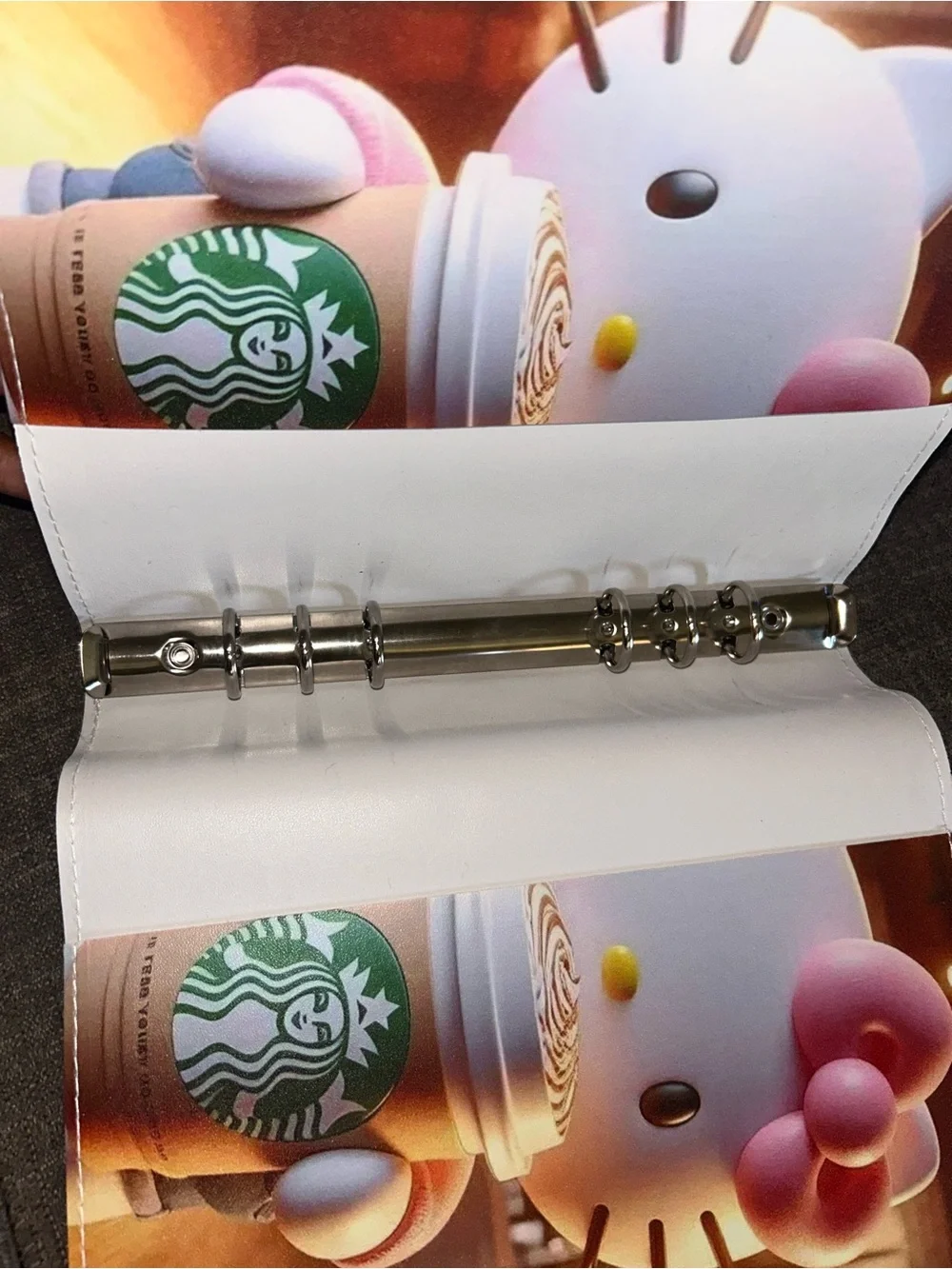 Hello Kitty Coffee A5 soft Binder with pape